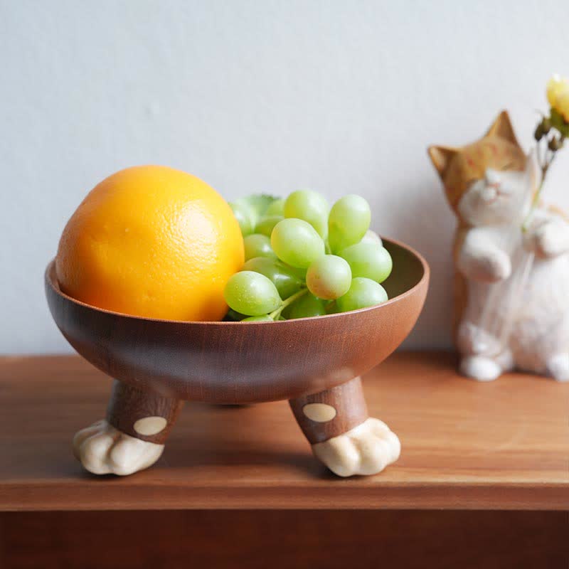 Dreibeiniges kreatives Obst-Snacktablett