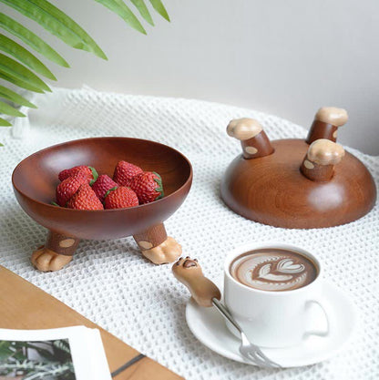 Dreibeiniges kreatives Obst-Snacktablett