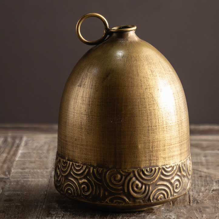 Vintage Wohndekor Getrocknete Blumenvase
