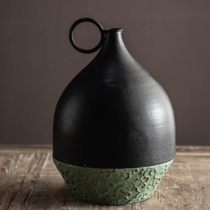 Vintage Wohndekor Getrocknete Blumenvase