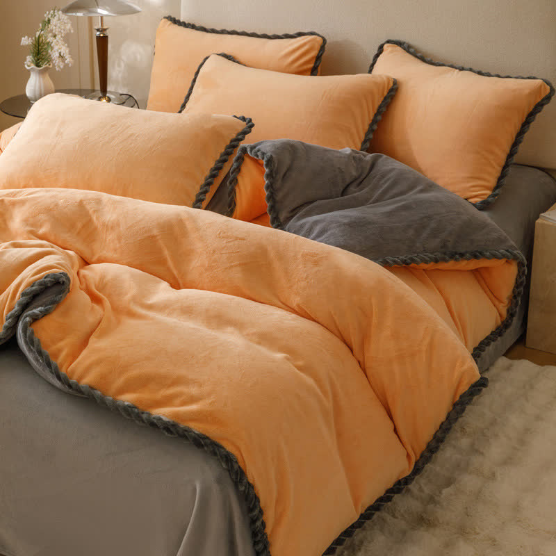 Warmer Fleece-Bettbezug