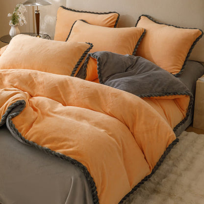 Warmer Fleece-Bettbezug