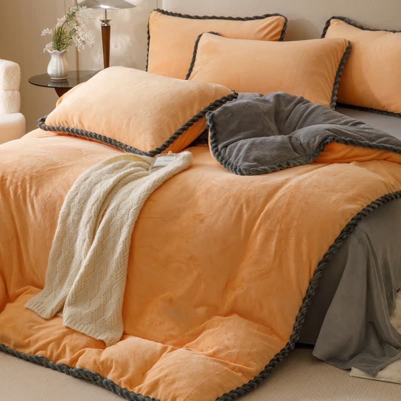 Warmer Fleece-Bettbezug