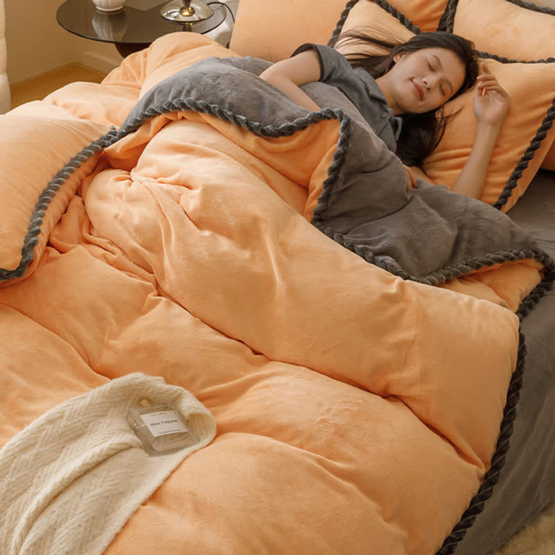 Warmer Fleece-Bettbezug