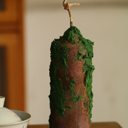 Green Hills & Moss Art Ornament Duftkerze