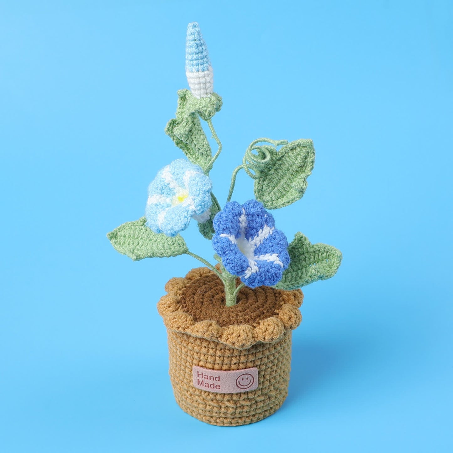 Gewebtes Ornament „Morning Glory“ im Topf
