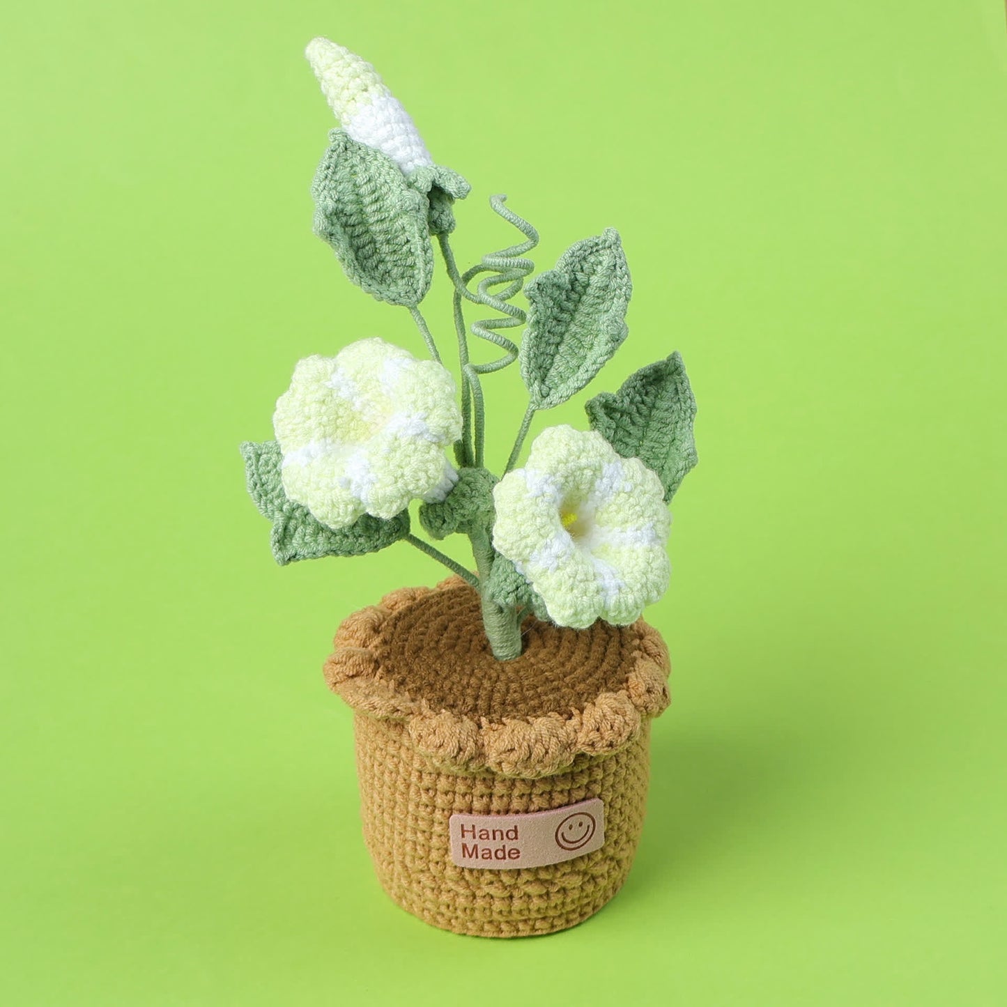 Gewebtes Ornament „Morning Glory“ im Topf
