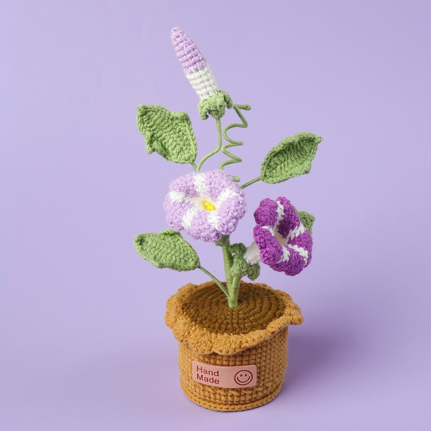 Gewebtes Ornament „Morning Glory“ im Topf