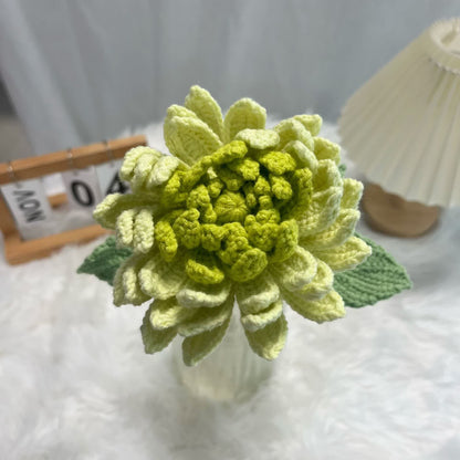 Handgewebtes Dahlienstrauß-Ornament