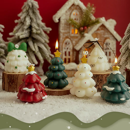 Weihnachtsbaum-Heimdekor-Duftkerze
