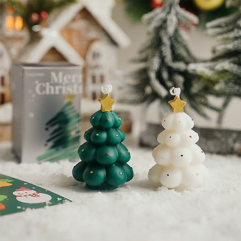 Weihnachtsbaum-Heimdekor-Duftkerze