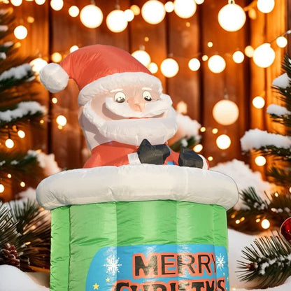 [Versand innerhalb von 24 Stunden] Dynamische aufblasbare Weihnachtsdekoration mit LED-Lichtern