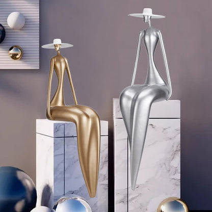 Künstlerische Figur Skulptur Wohnzimmer Ornament