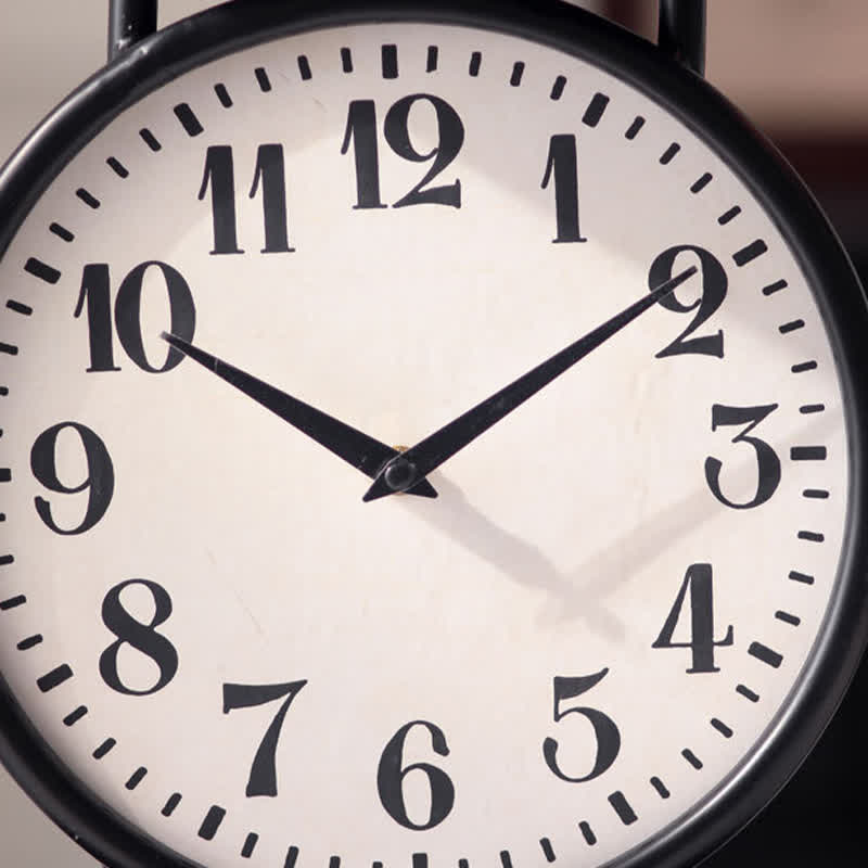 Kreative Uhr aus Eisen, Obsttablett-Dekoration