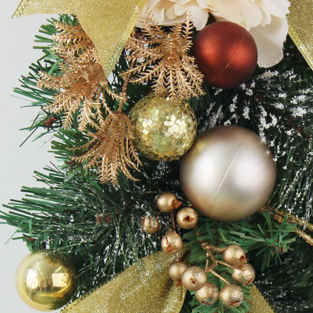 Künstliches Rattan-Weihnachtsgirlanden-Dekor
