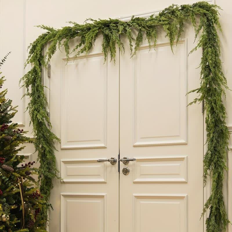 Norfolk-Kieferngirlande, Weihnachtsdekoration für Zuhause