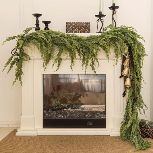 Norfolk-Kieferngirlande, Weihnachtsdekoration für Zuhause