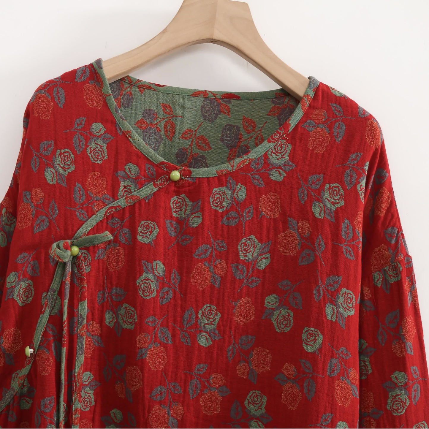 Weiches Pyjama-Set aus Baumwolle in Rosa in Übergröße