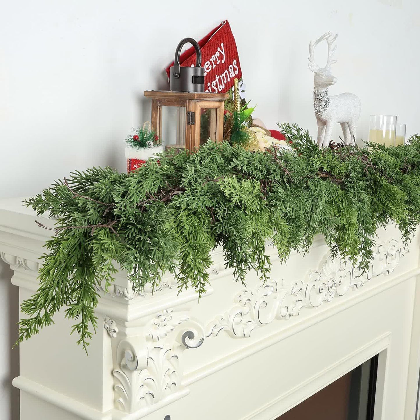 Tannengirlande Weihnachtsfestliche Dekoration