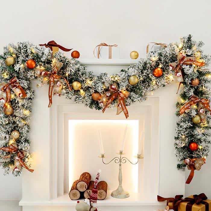 Weihnachtsgirlande Kranz Wohndekoration