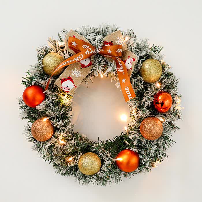 Weihnachtsgirlande Kranz Wohndekoration