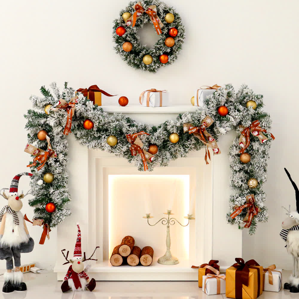 Weihnachtsgirlande Kranz Wohndekoration