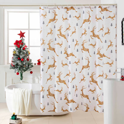 Anti-Schimmel-Duschvorhang mit Weihnachtsmotiv