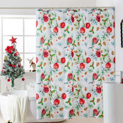 Anti-Schimmel-Duschvorhang mit Weihnachtsmotiv