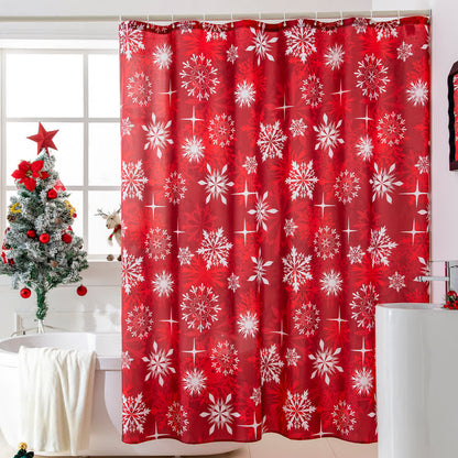 Anti-Schimmel-Duschvorhang mit Weihnachtsmotiv