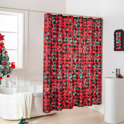 Anti-Schimmel-Duschvorhang mit Weihnachtsmotiv