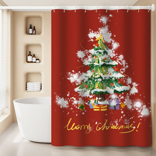 Weihnachtsfeiertagsparty Anti-Schimmel-Duschvorhang