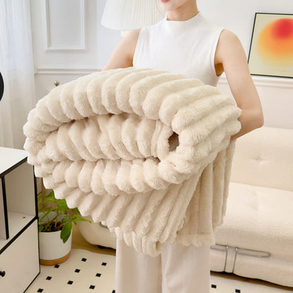 Wendbare warme Fleece-Überwurfdecke - image 7