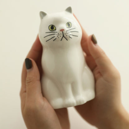 Handbemalter Katzen-Keramikvase-Stiftehalter