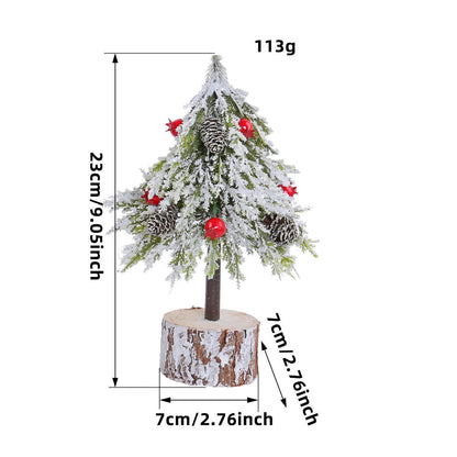 Schnee-Tannenzapfen-Baum-Heimdekoration