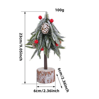 Schnee-Tannenzapfen-Baum-Heimdekoration