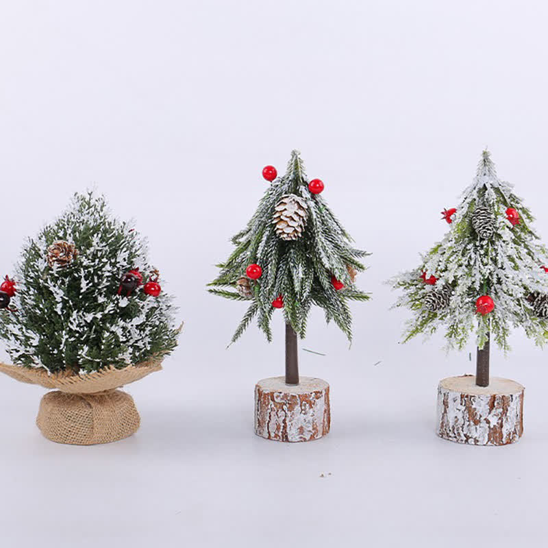 Schnee-Tannenzapfen-Baum-Heimdekoration