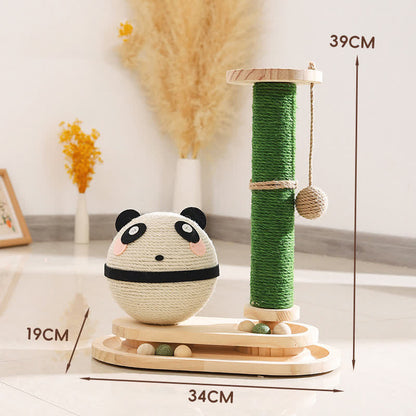 Kratzfester Säulen-Drehteller für Haustiere