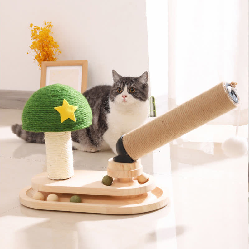 Kratzfester Säulen-Drehteller für Haustiere