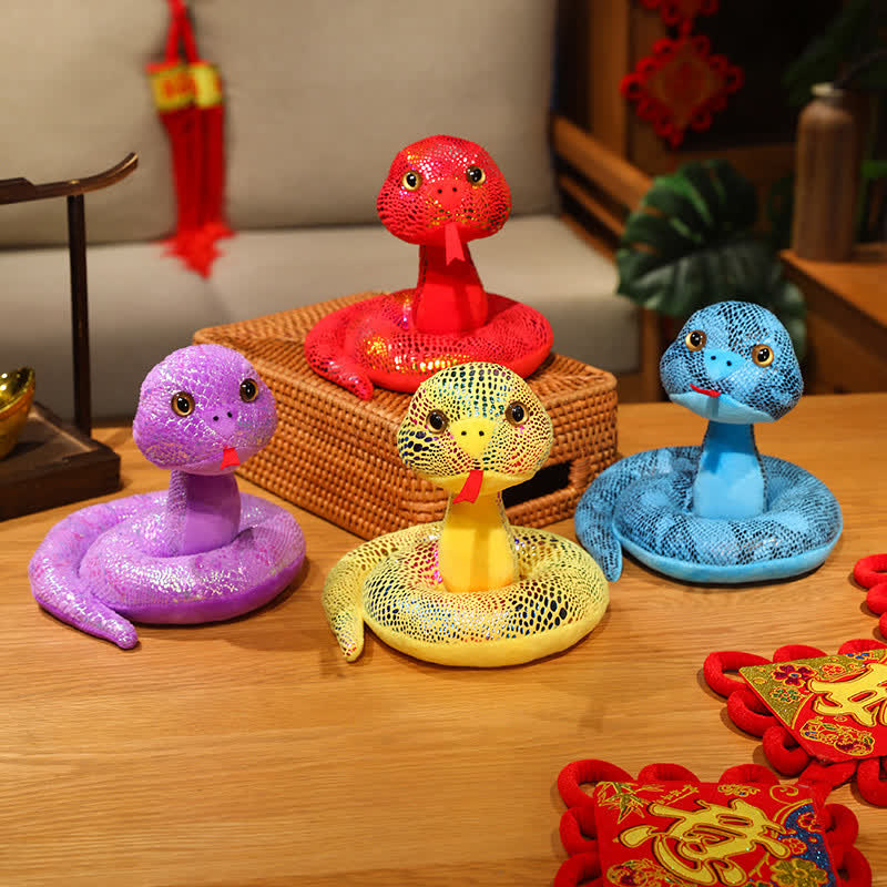 Buntes Maskottchen Schlange Neujahrsgeschenk