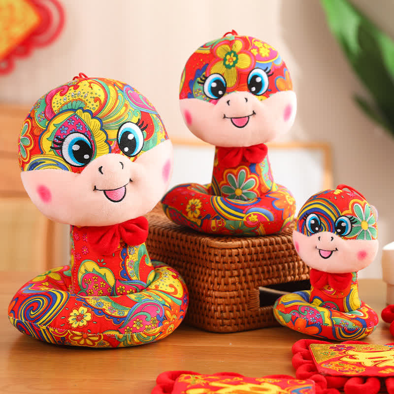 Neujahr süße Maskottchen Schlange Ornament