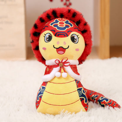 Niedliche Maskottchen Schlange Plüsch Spielzeug Ornament