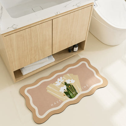 Pastorale wasserabsorbierende Badematte