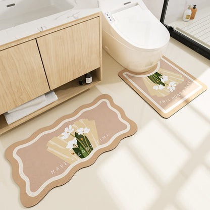 Pastorale wasserabsorbierende Badematte