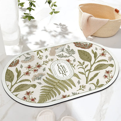 Rutschfeste Badematte „Refresh Floral“