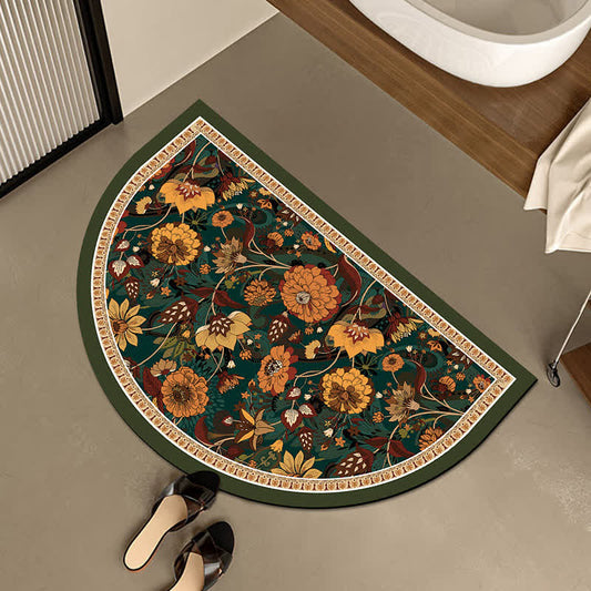 Diatom Mud Floral Anti-Rutsch-Bodenmatte mit Blumenmuster