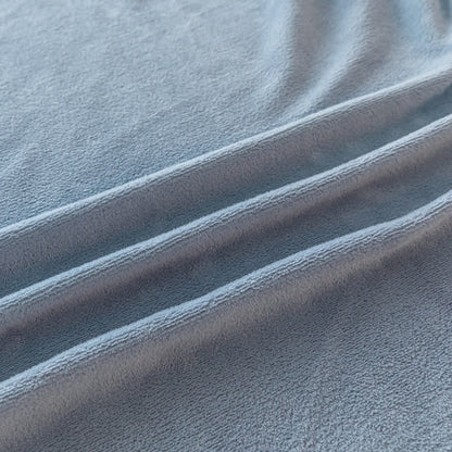 Einfarbiges Spannbettlaken aus weichem Flanell