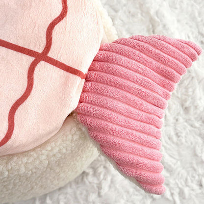 Warmes Haustierbett aus Fleece in Sushi-Form