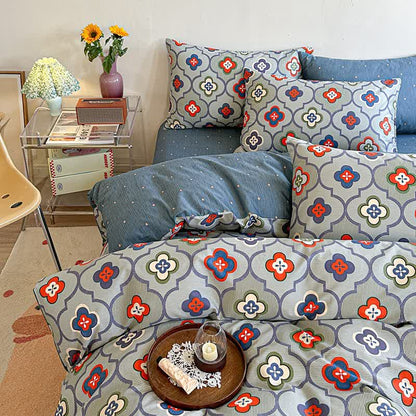 Atmungsaktive Bettwäsche aus reiner Baumwolle im Bohemian-Stil