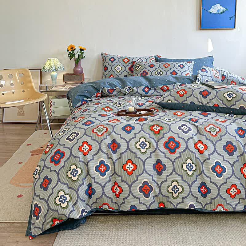 Atmungsaktive Bettwäsche aus reiner Baumwolle im Bohemian-Stil