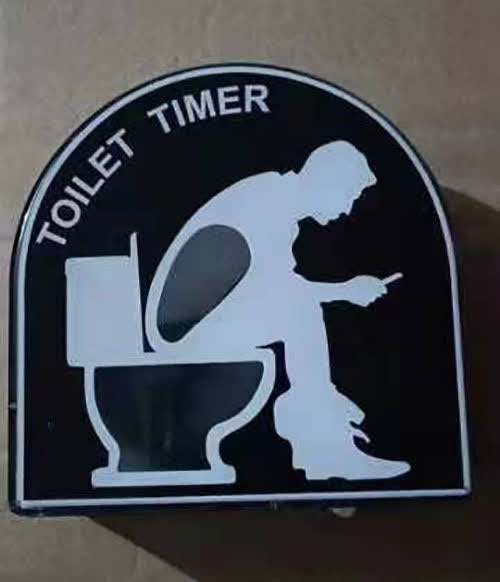 Fünf-Minuten-Sandtoiletten-Sanduhr